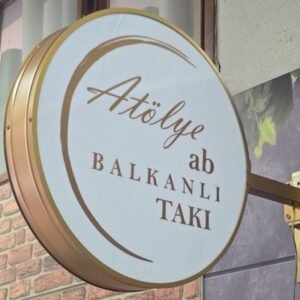 Takı Mağazası Yuvarlak Tabela