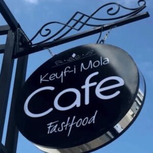 Yuvarlak Cafe Tabelası