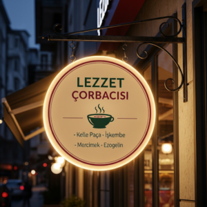 Çorbacı Tabelası